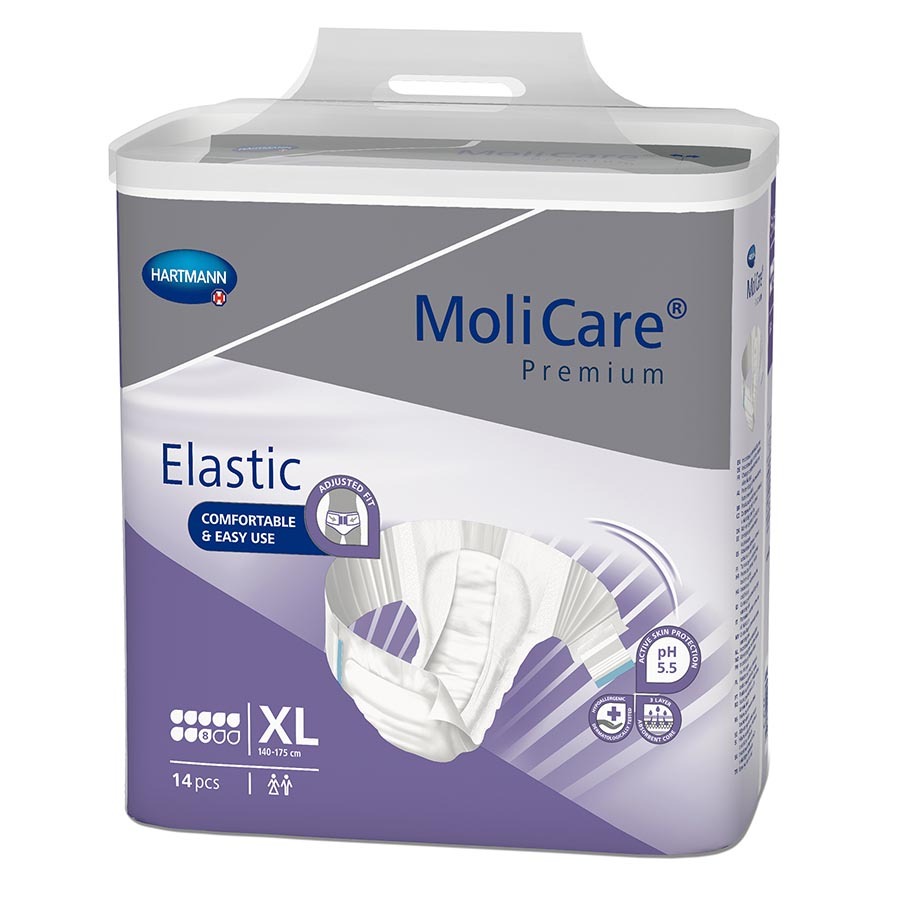 MoliCare Premium Elastic 8 Drops Extra Large - 3591ml - 14 units