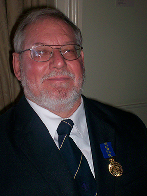 David and his Order of Australia Medal