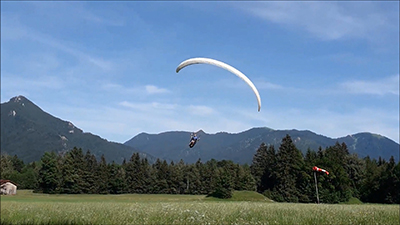 Coming in to land -  Lenggries, Germany