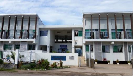 Front gate of Gizo Hospital